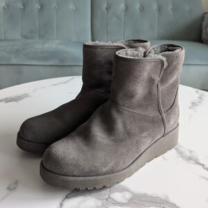 Ugg Kristin Water Resistant Short Boots, Women's Size 9, Grey